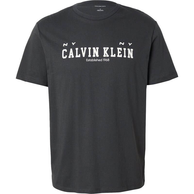 Calvin Klein Jeans Tričko čierna / biela 66571185