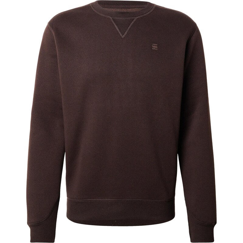 G-STAR Mikina Premium Core čokoládová 66571210