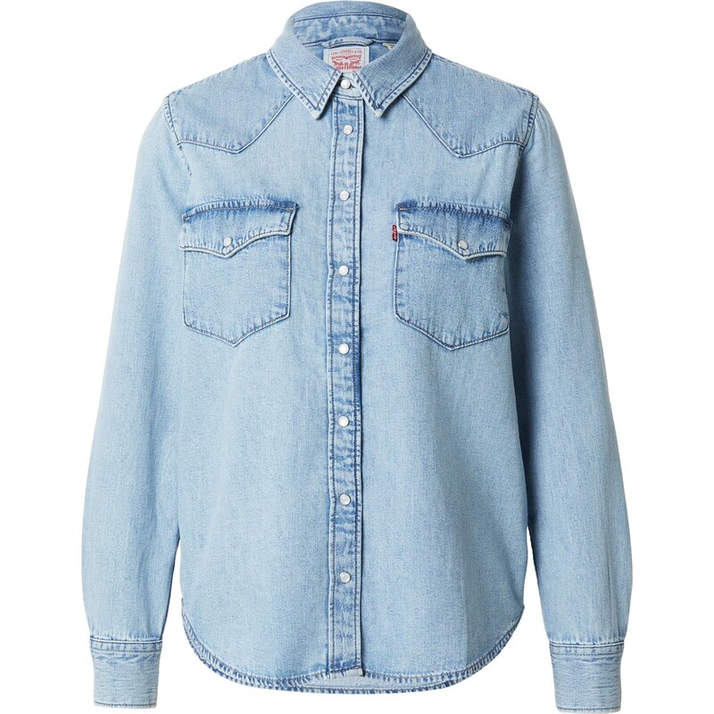 LEVIS Blúzka The Ultimate Western Shirt svetlomodrá 66571241
