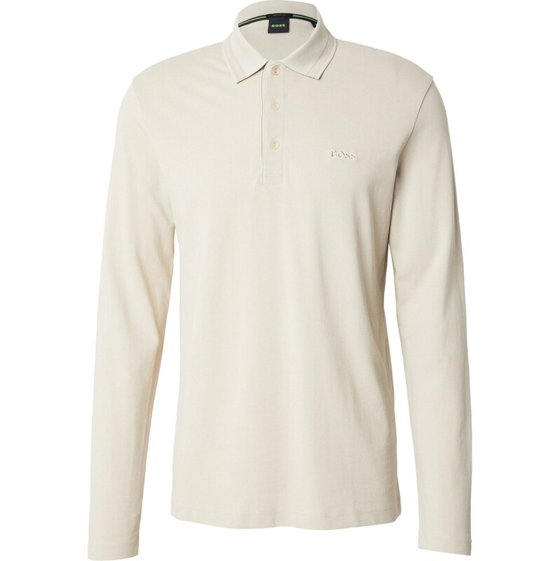 BOSS Tričko Plisy krémová 66571232