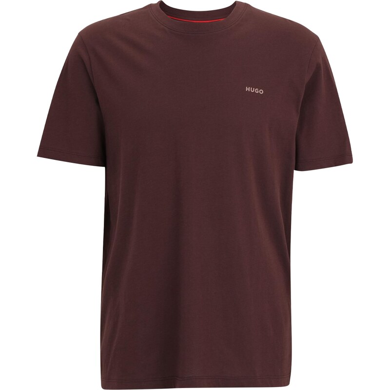HUGO Tričko Dero gaštanová 66571242