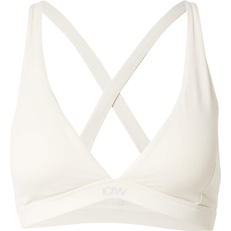 ICANIWILL Športová podprsenka Luxe svetlosivá / šedobiela 66571255