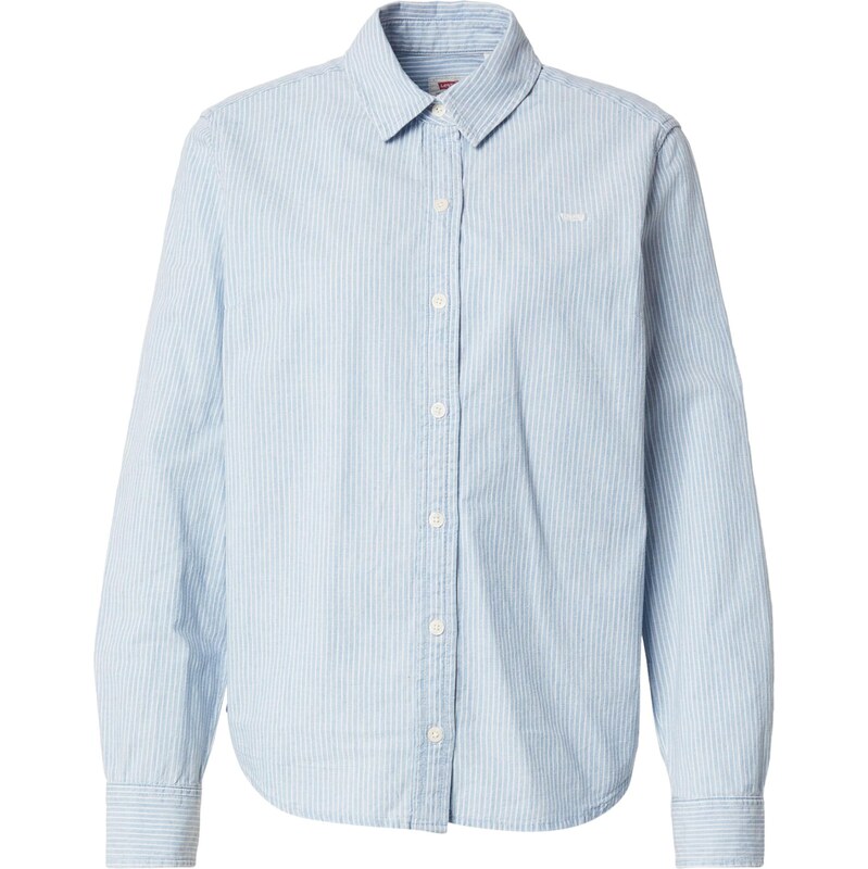 LEVIS Blúzka Classic Shirt svetlomodrá / biela 66571271