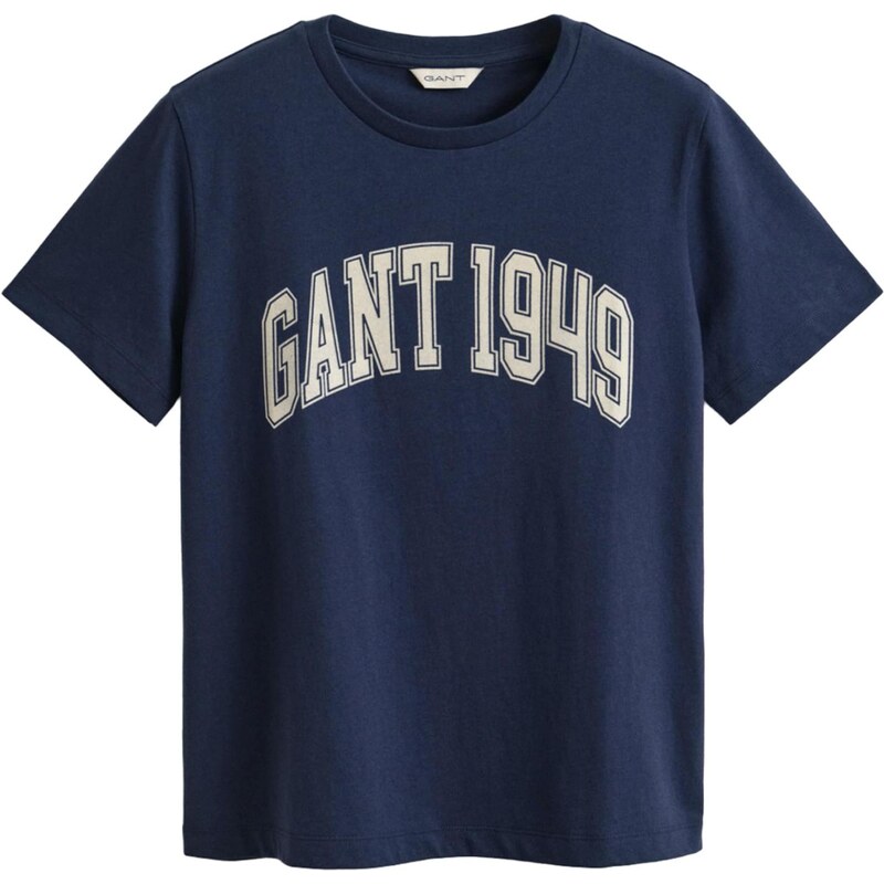 GANT Tričko krémová / námornícka modrá 66571308