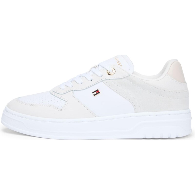 TOMMY HILFIGER Nízke tenisky krémová / svetlosivá / biela 66571299