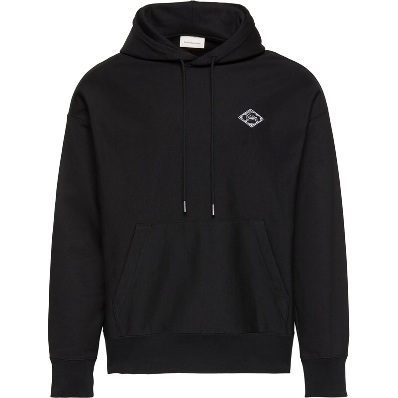 Calvin Klein Jeans Mikina čierna / biela 66571347