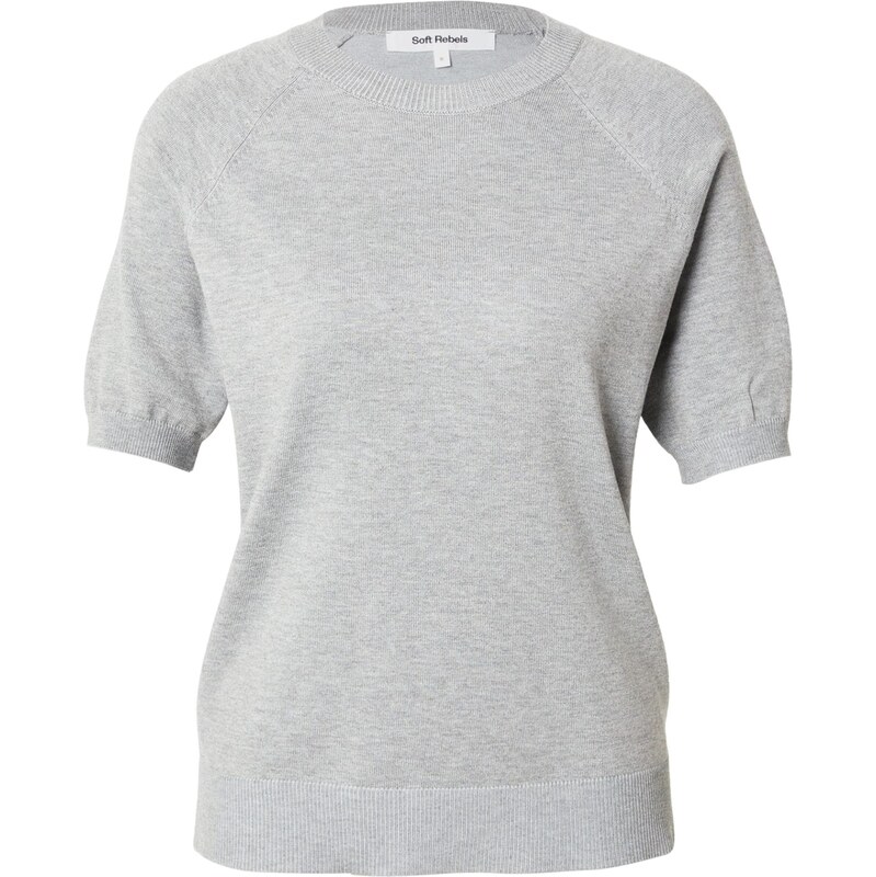 Soft Rebels Sveter SRMarla sivá melírovaná 66571362