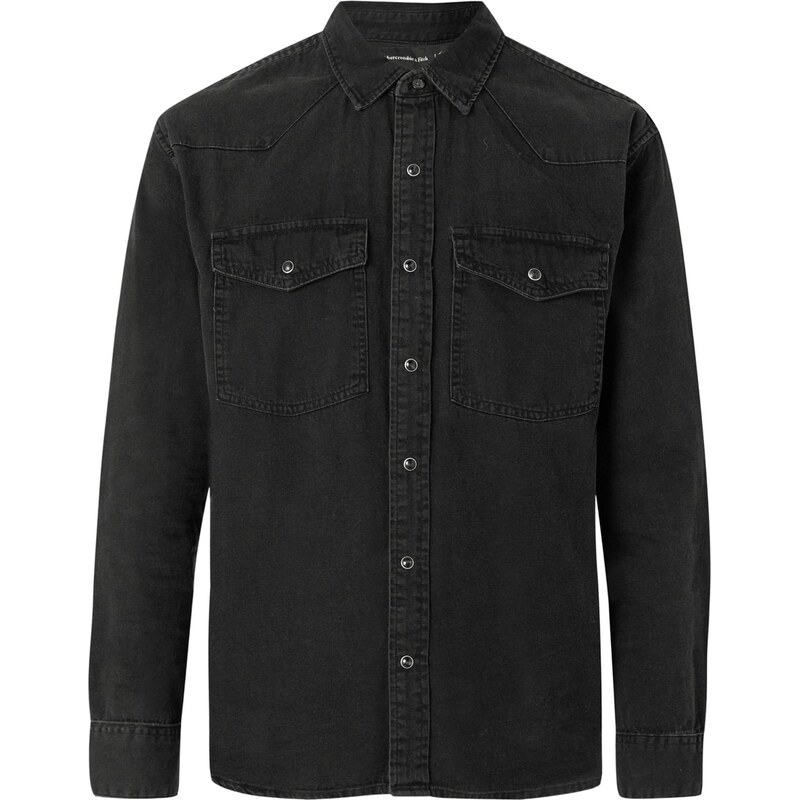 Abercrombie & Fitch Košeľa čierna 66571563