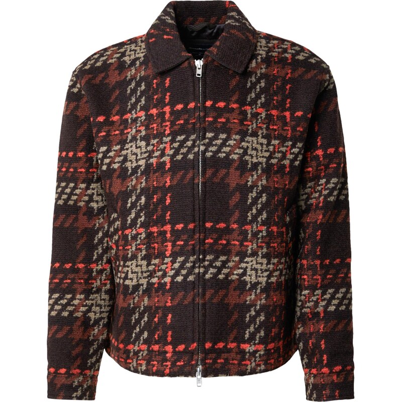 Abercrombie & Fitch Prechodná bunda čokoládová / tmavohnedá / 66571567