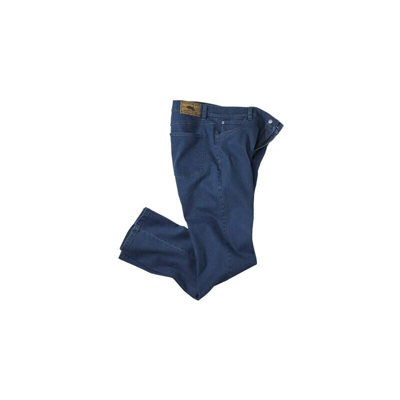 Modré strečové rifle Regular fit Atlas For Men Modrá 64094234