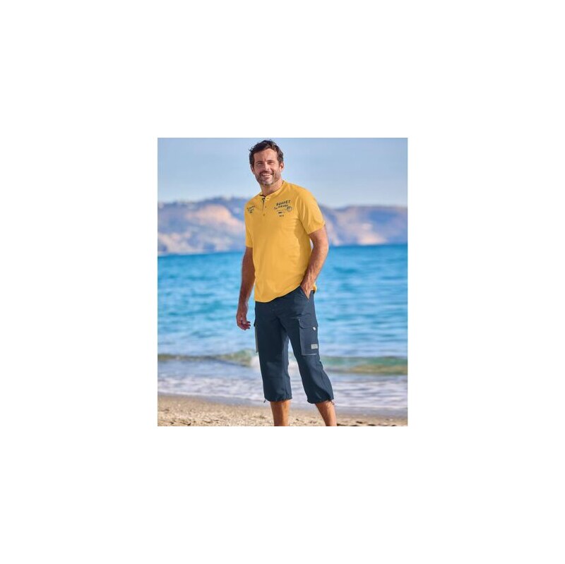 Sada 2 trojštvrťových kapsáčových nohavíc z mikrovlákna Atlas For Men 63105708