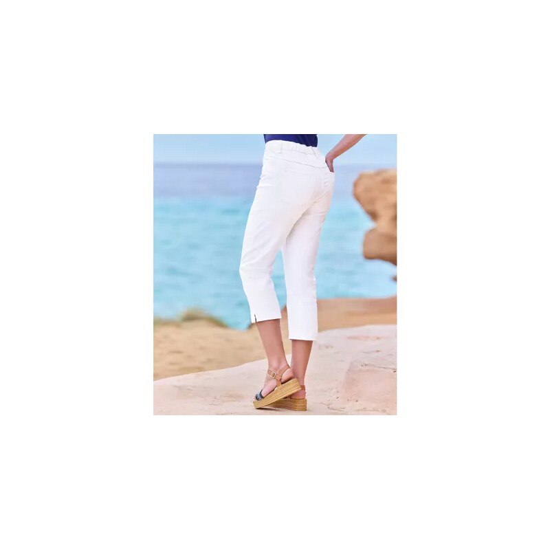 Sedemosminové nohavicové legíny Atlas For Men Biela 51019754