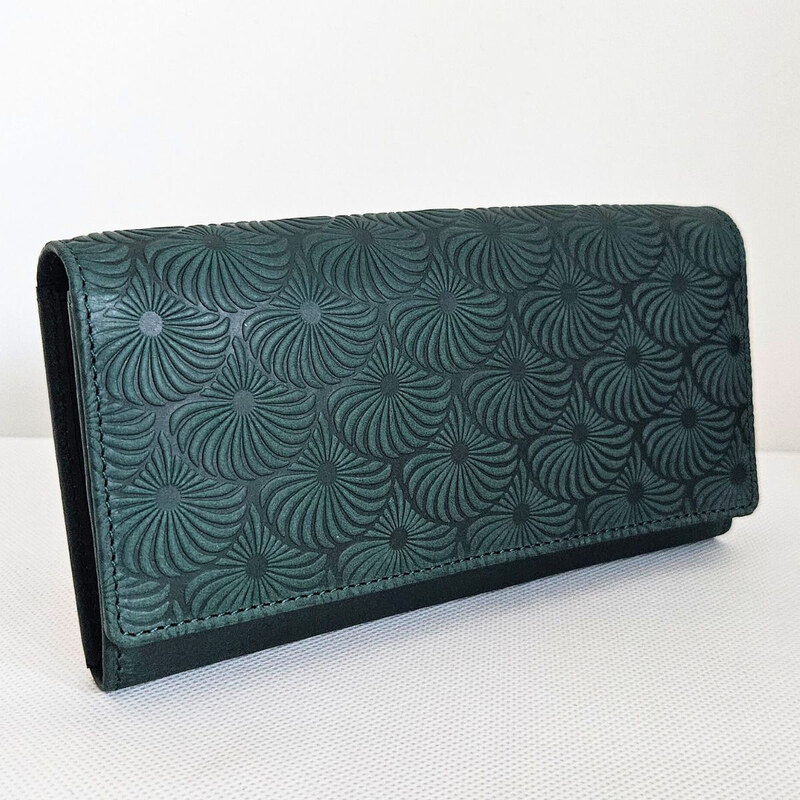 Paolo Peruzzi Kožená dámska zelená peňaženka ADENNA 66572366