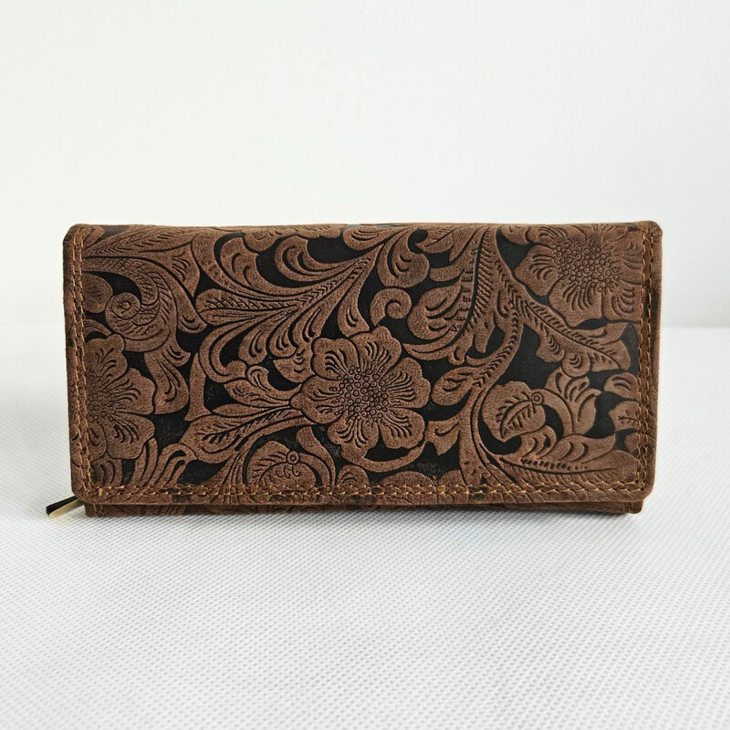 Tillberg Dámska kožená tmavohnedá peňaženka KALEA 66531619