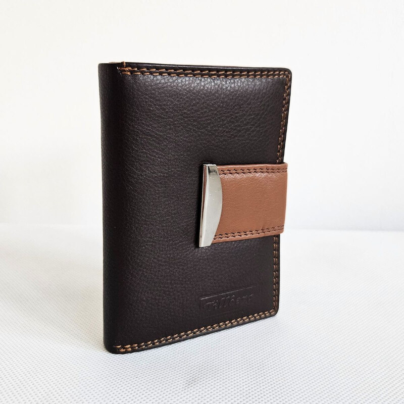 Tillberg Dámska kožená hnedá peňaženka DELTA 66531633