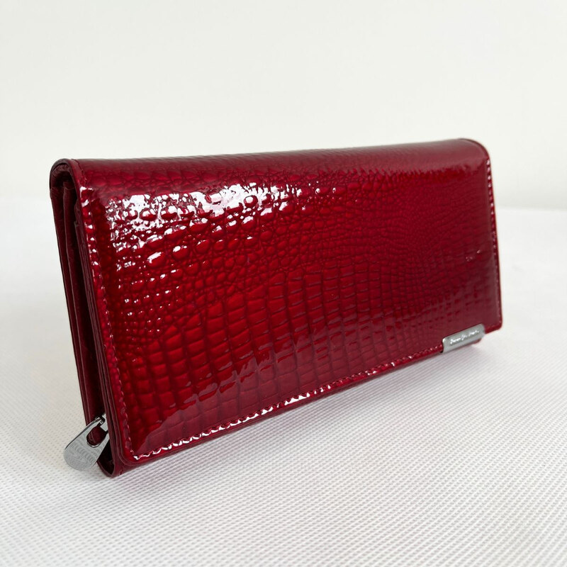 Jennifer Jones Dámska červená kožená peňaženka TRIXIE 66531690