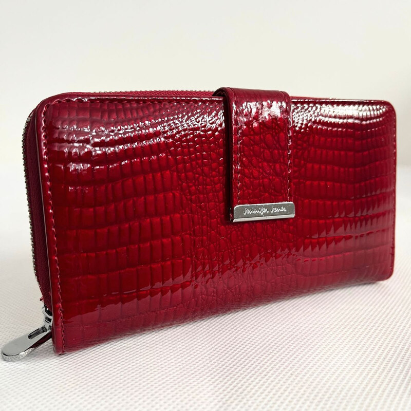 Jennifer Jones Dámska kožená červená peňaženka DOROTA 66531716