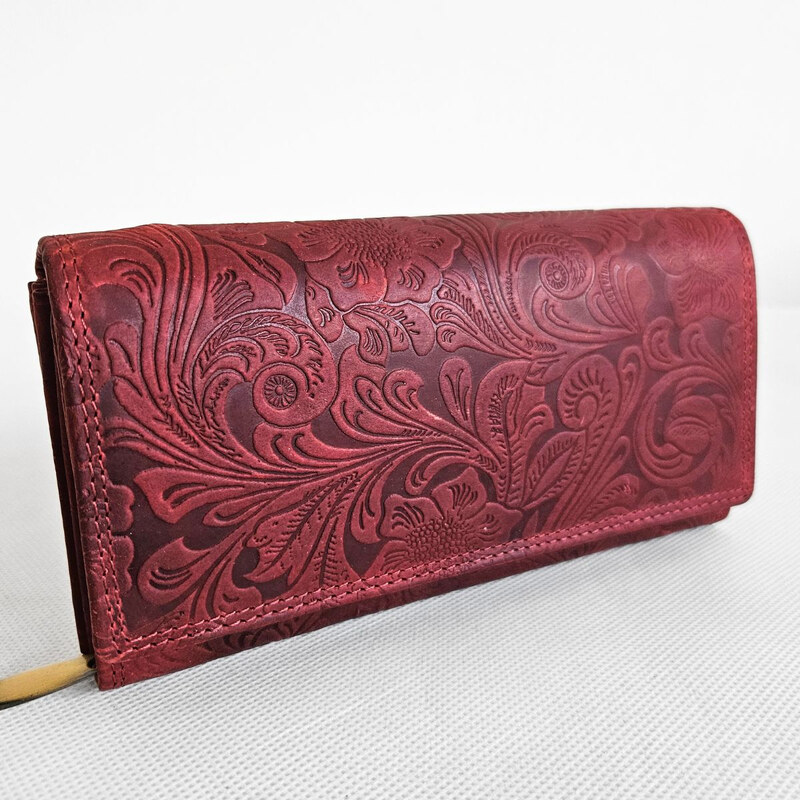 Tillberg Červená kožená peňaženka SONYA 66531722