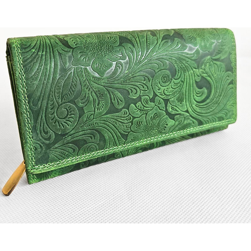 Tillberg Zelená kožená peňaženka SONYA 66531723