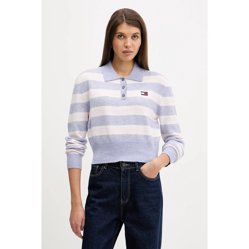 Sveter s prímesou alpaky Tommy Jeans 66610731