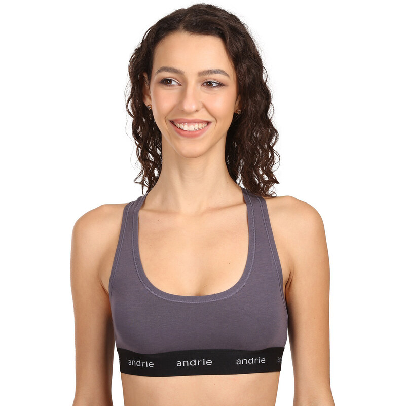 Dámska podprsenka Andrie sivá (PS 2893) 66595776