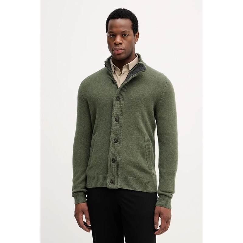 Vlnený kardigán Barbour 64575689