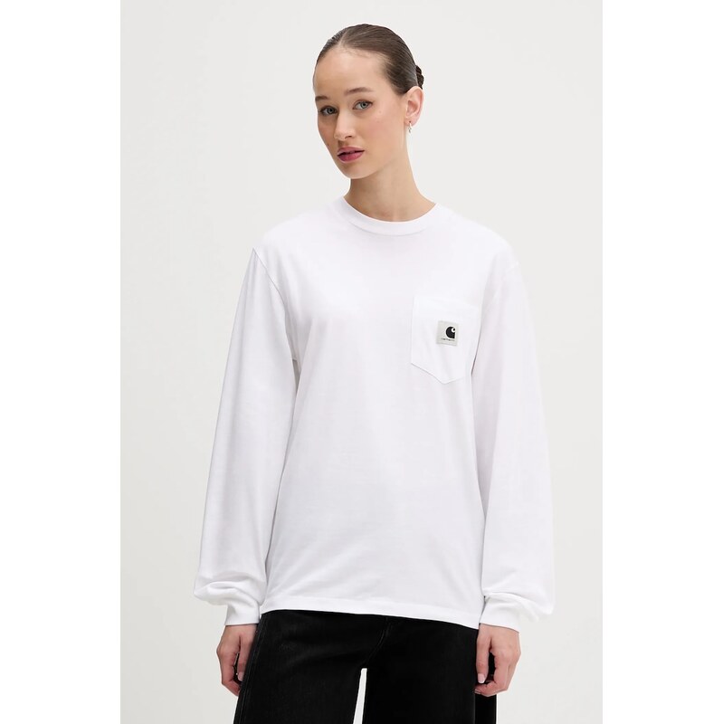 Bavlnené tričko s dlhým rukávom Carhartt WIP 66596597