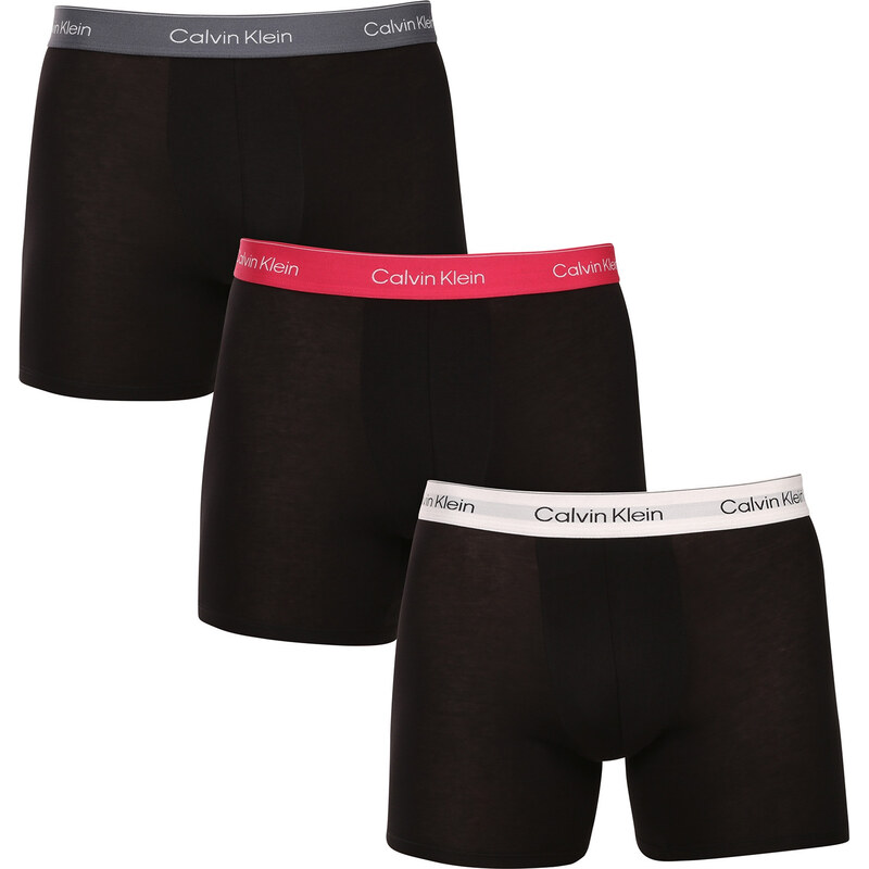 3PACK pánske boxerky Calvin Klein čierne (NB4394-3VO) 66598496