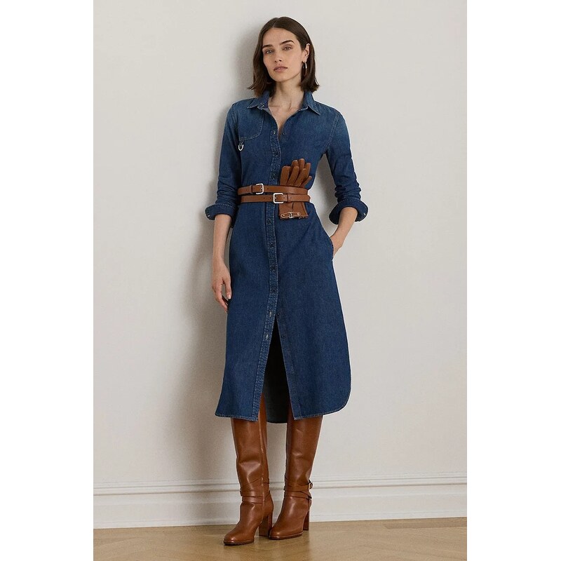 Rifľové šaty Lauren Ralph Lauren 65439305