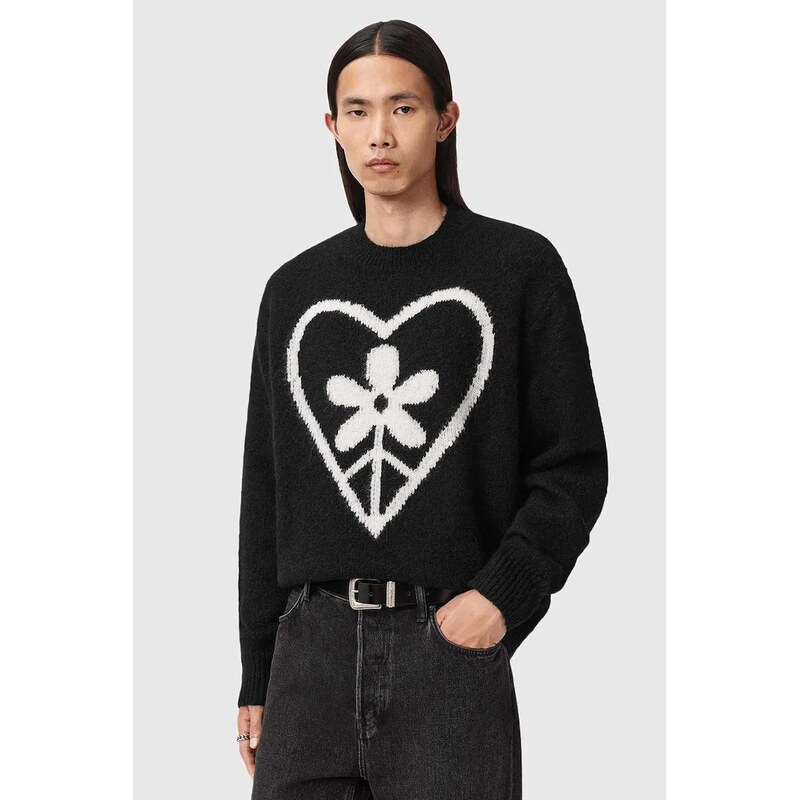 Sveter s prímesou vlny AllSaints 66455983