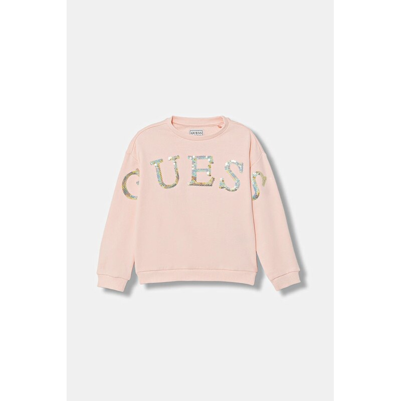 Detská bavlnená mikina Guess 66454098