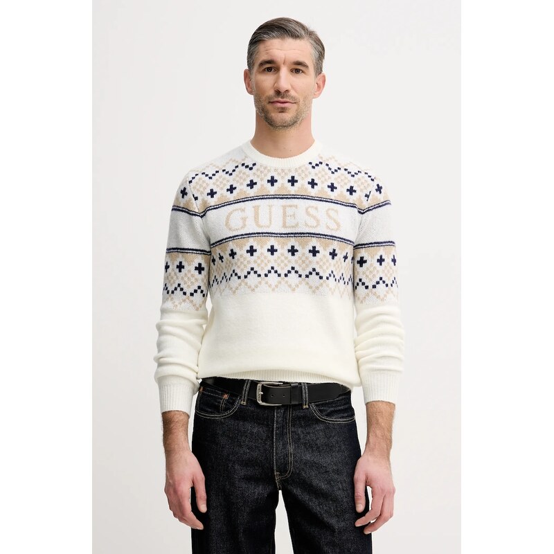 Sveter s prímesou vlny Guess 66509195