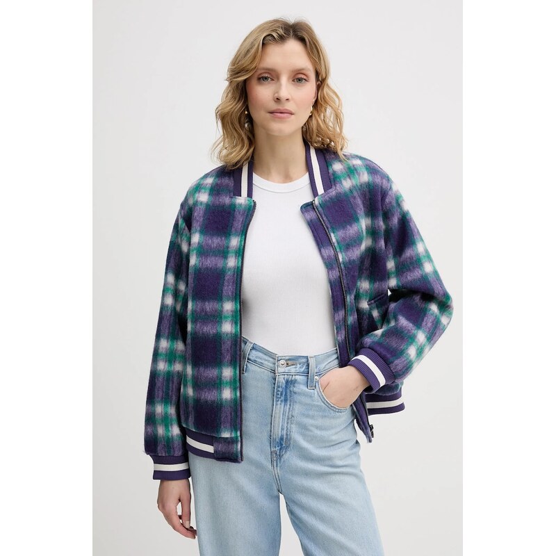 Bomber bunda s prímesou vlny United Colors of Benetton 66509322