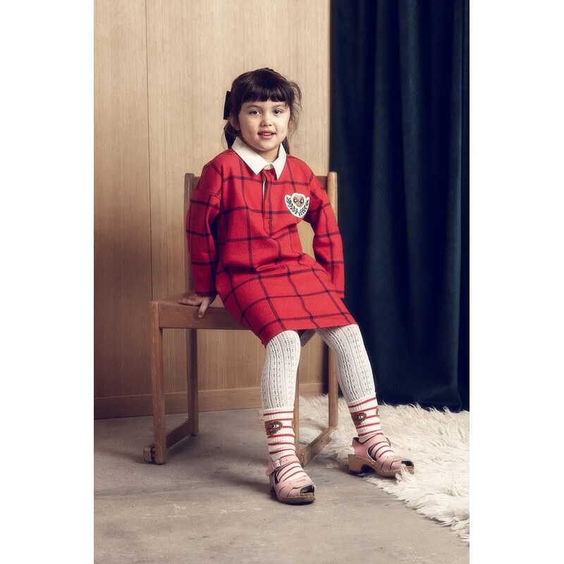 Dievčenské bavlnené šaty Mini Rodini E.T. 66509440