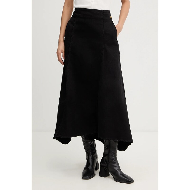 Rifľová sukňa G-Star Flare Skirt 66528091