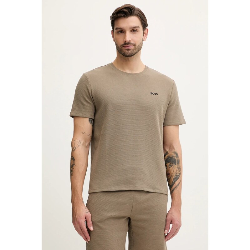 Tričko BOSS Waffle T-Shirt 65234782