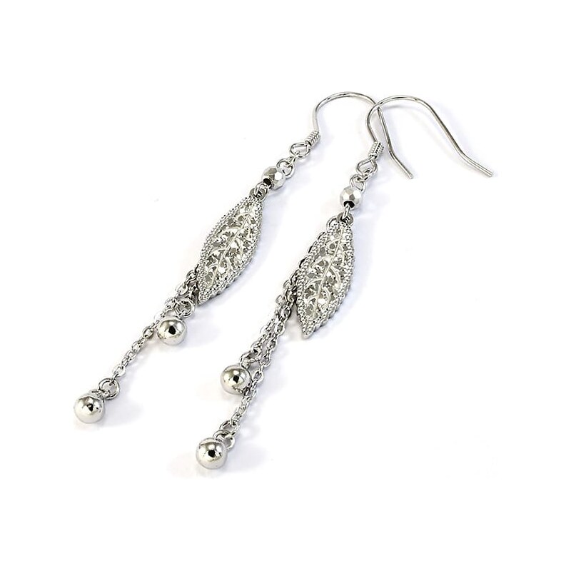 Strieborné náušnice Glare 950 66599171