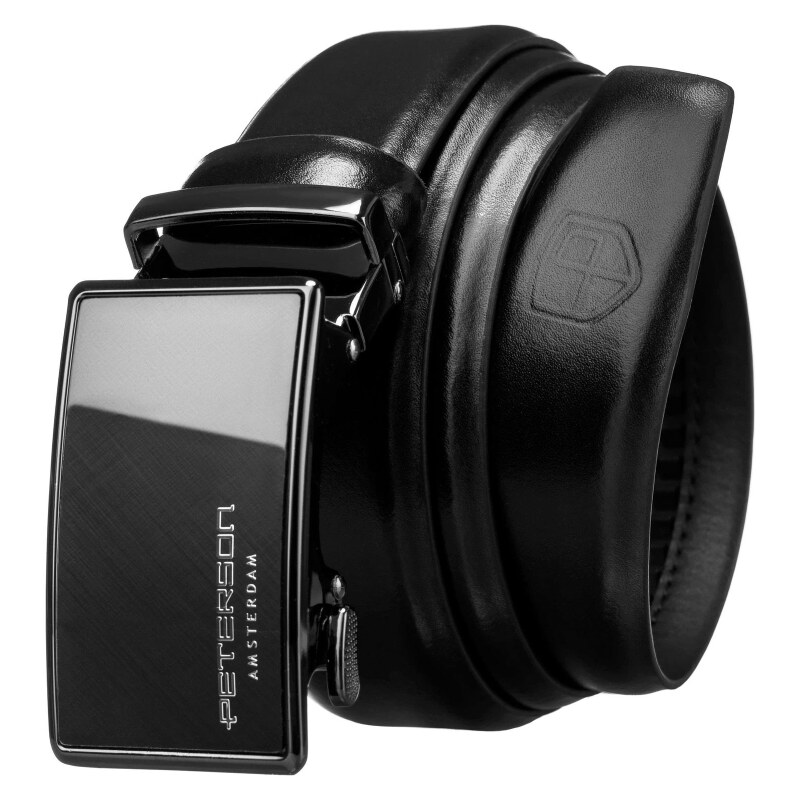 Peterson Značkový čierny pánsky automatický opasok (GP196) 66599185