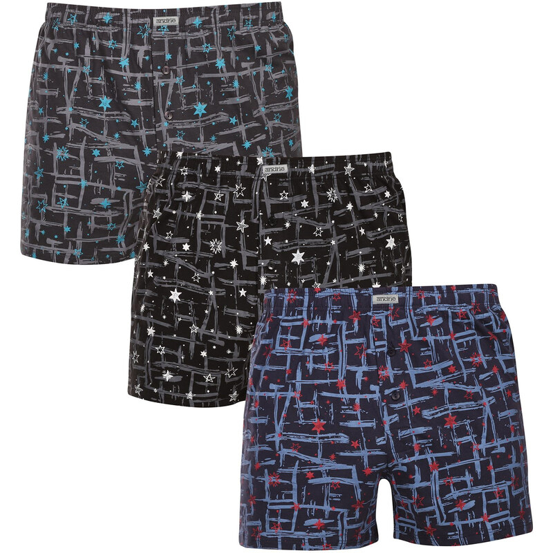 3PACK pánske trenky Andrie viacfarebné (PS 5925) 66598508