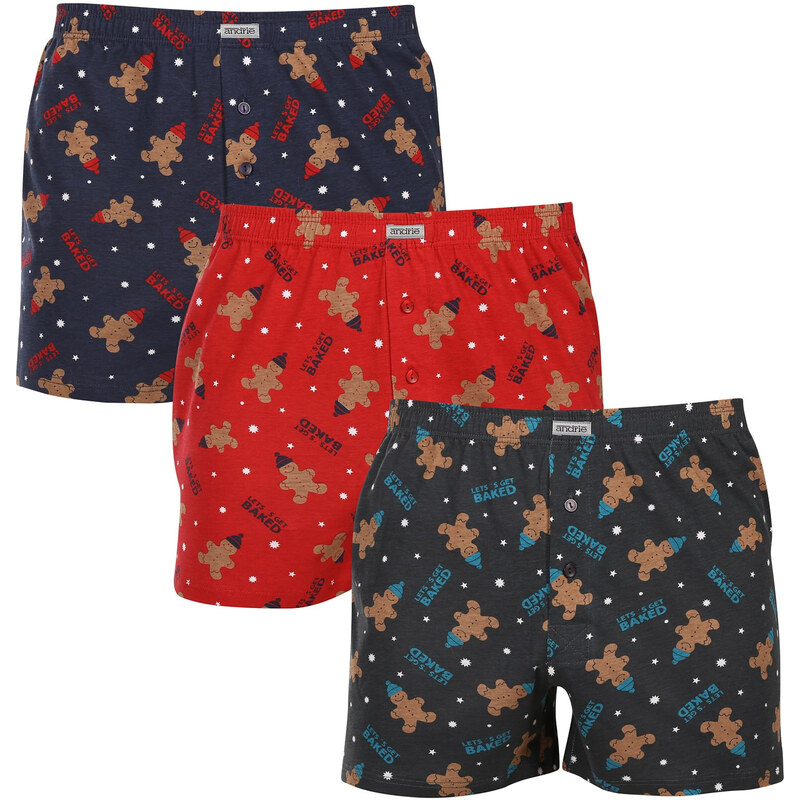 3PACK pánske trenky Andrie viacfarebné (PS 5934) 66598510