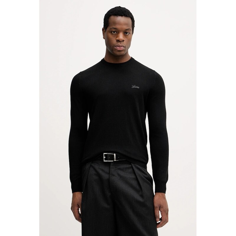 Sveter s prímesou hodvábu Guess DANIEL 66450786