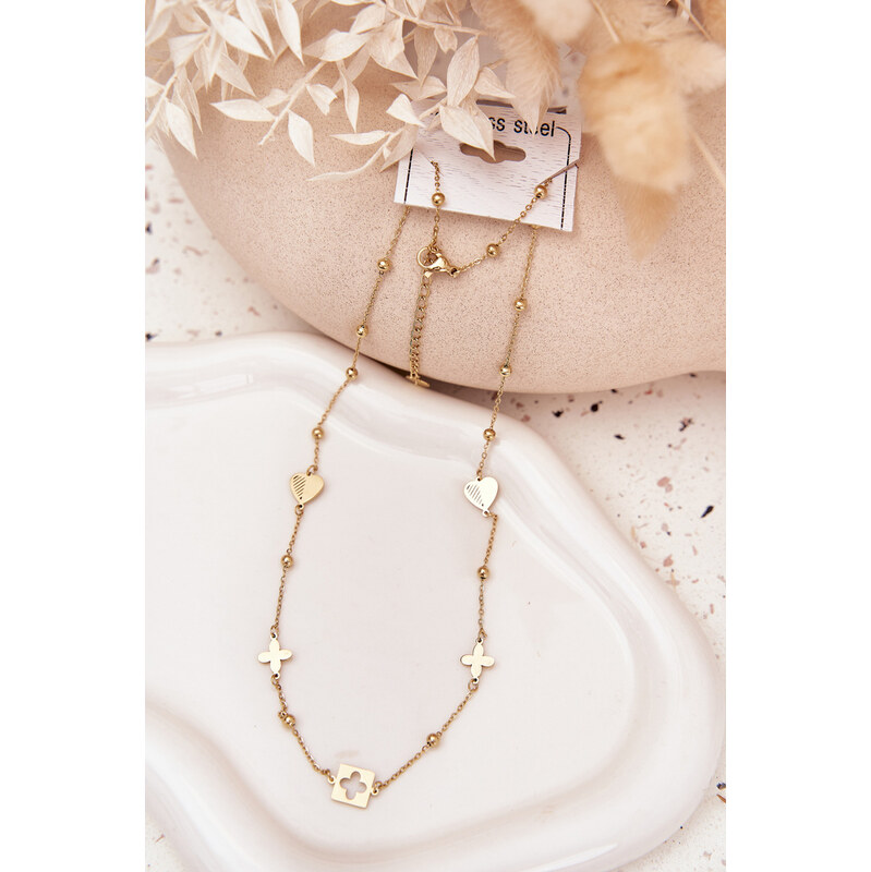 Náhrdelník Boto s príveskami z chirurgickej ocele 66799660