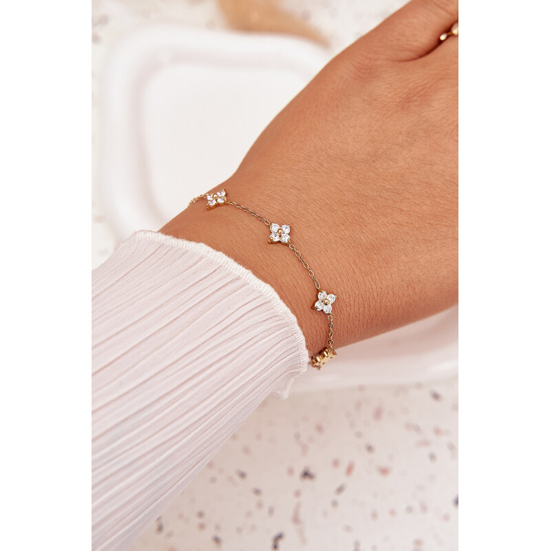 Náramok Boto s kvetmi z chirurgickej ocele 66737547