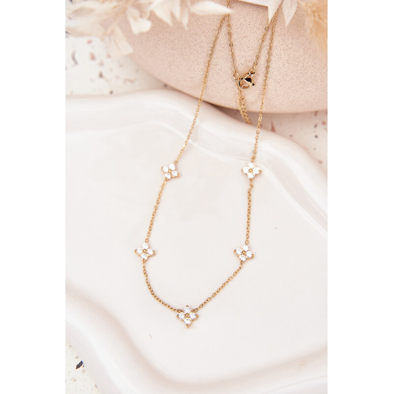 Dámsky náhrdelník Boto s kvetmi 66683401