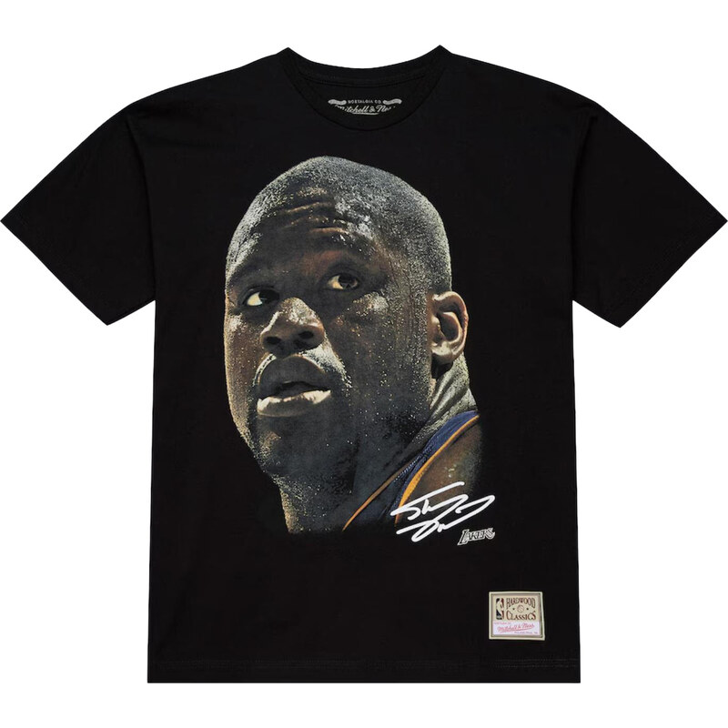 Mitchell & Ness NBA Real Lakers Shaquille Oneal Big Face Tee - Pánske 66600267