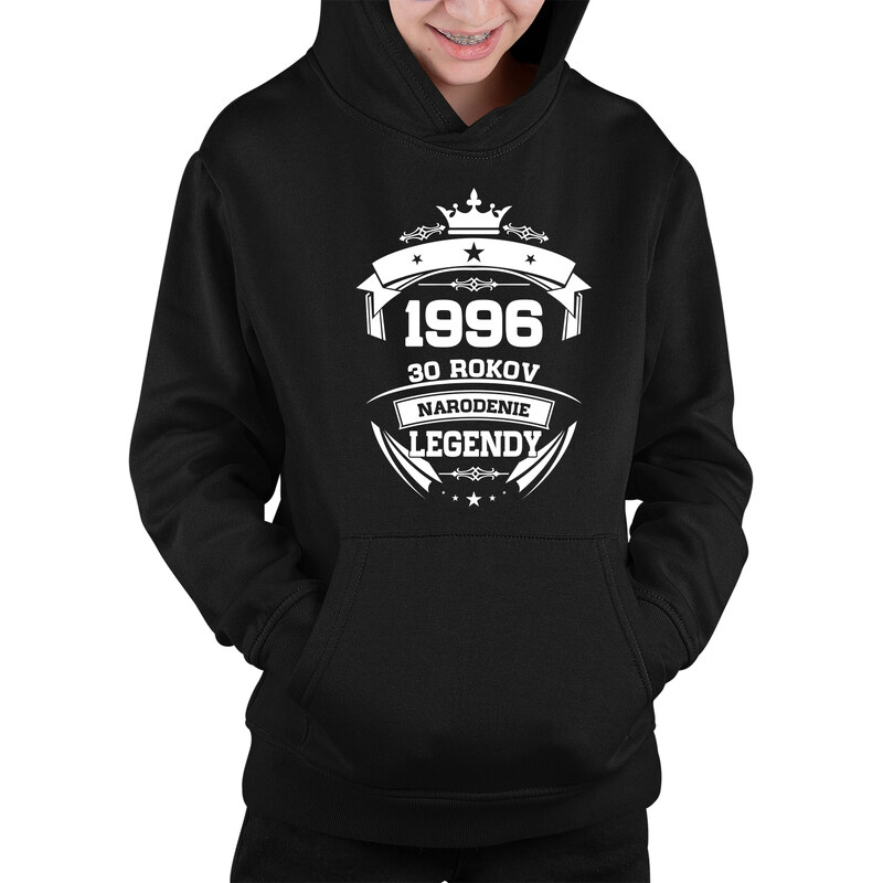 E-shop Garibald 1996 Narodenie legendy 30 rokov - detská mikina s