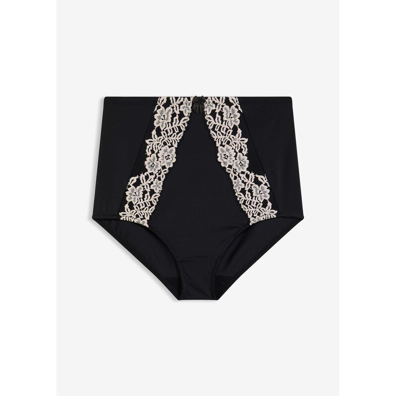 bonprix Sťahovacie nohavičky, ľahký tvarujúci efekt, farba čierna 66600653