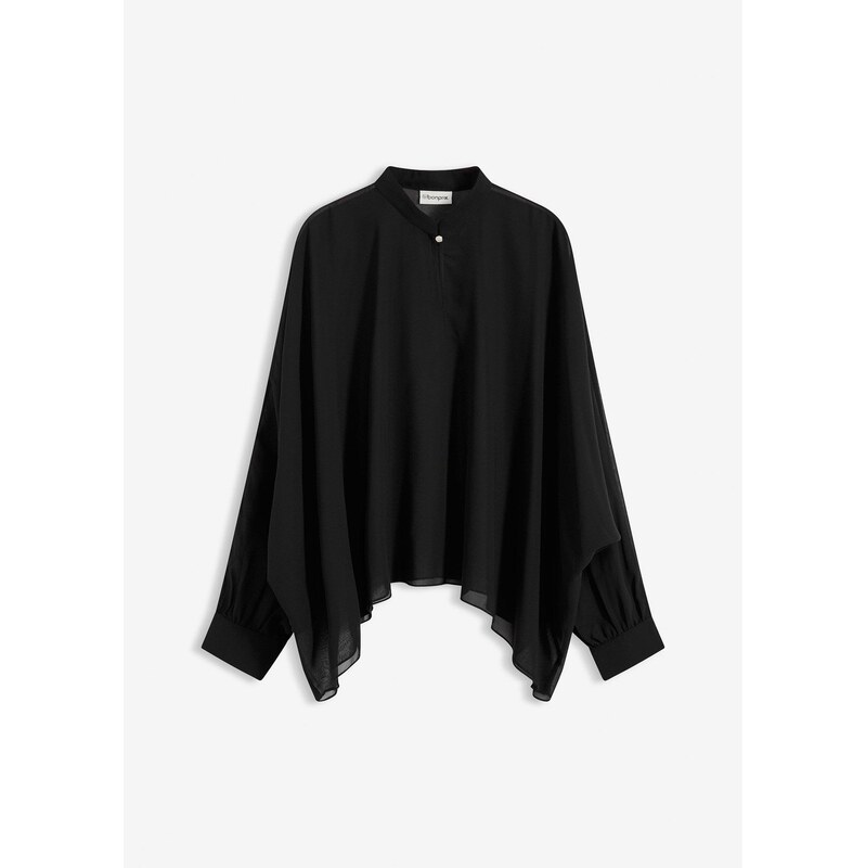bonprix Šifónová tunika, farba čierna 66600715