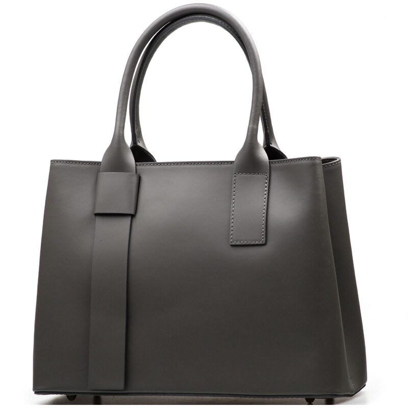 Blaire Kožená kabelka Callie šedá 65492531