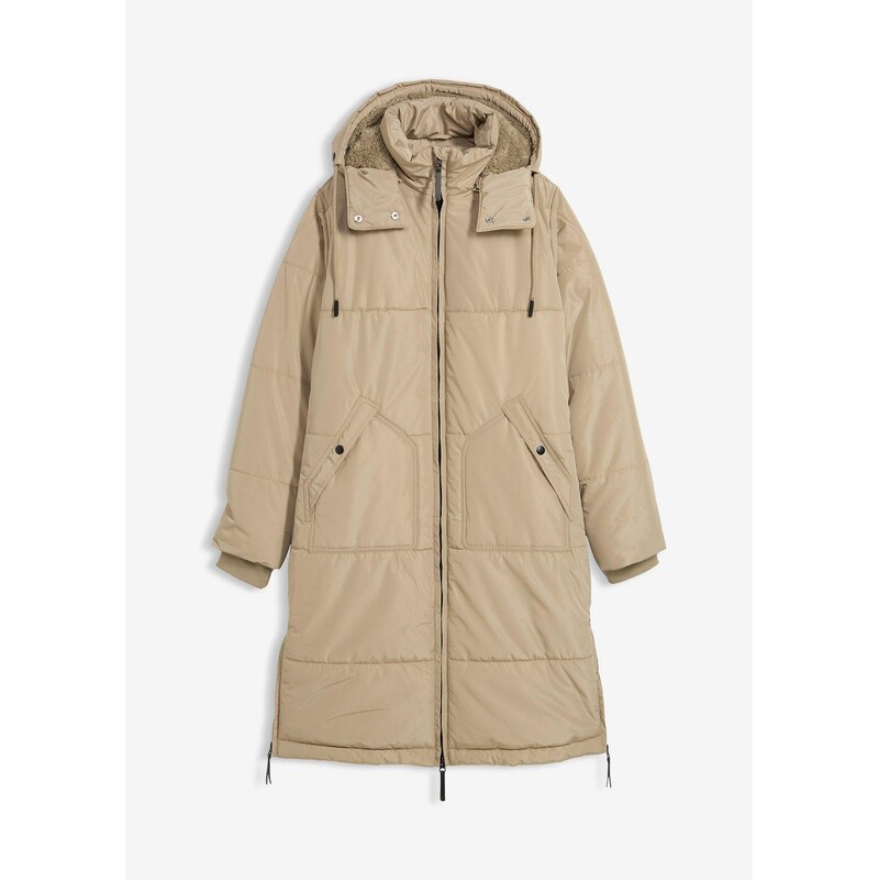 bonprix Prešívaný kabát, odpudzujúci vodu, farba zelená 66600862